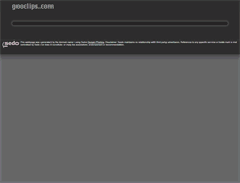 Tablet Screenshot of gooclips.com